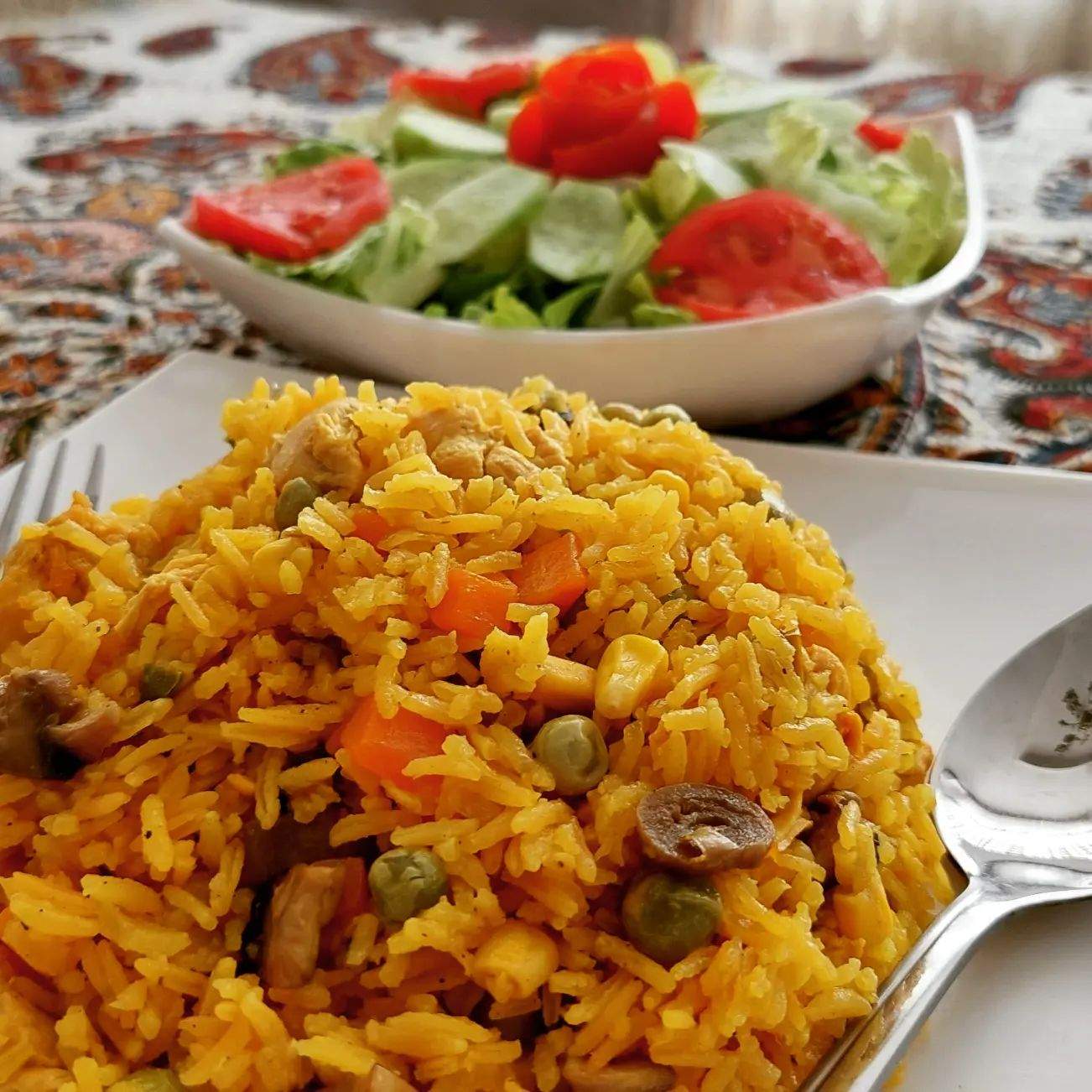 طرز تهیه پلو یونانی خانگی خوشمزه و ساده (مرحله به مرحله)