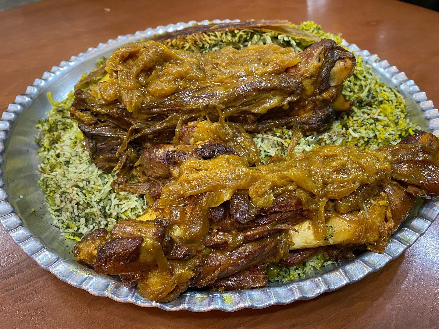 طرز تهیه باقالی پلو با ماهیچه (سبزی پلو) خوشمزه و ساده به سبک رستورانی