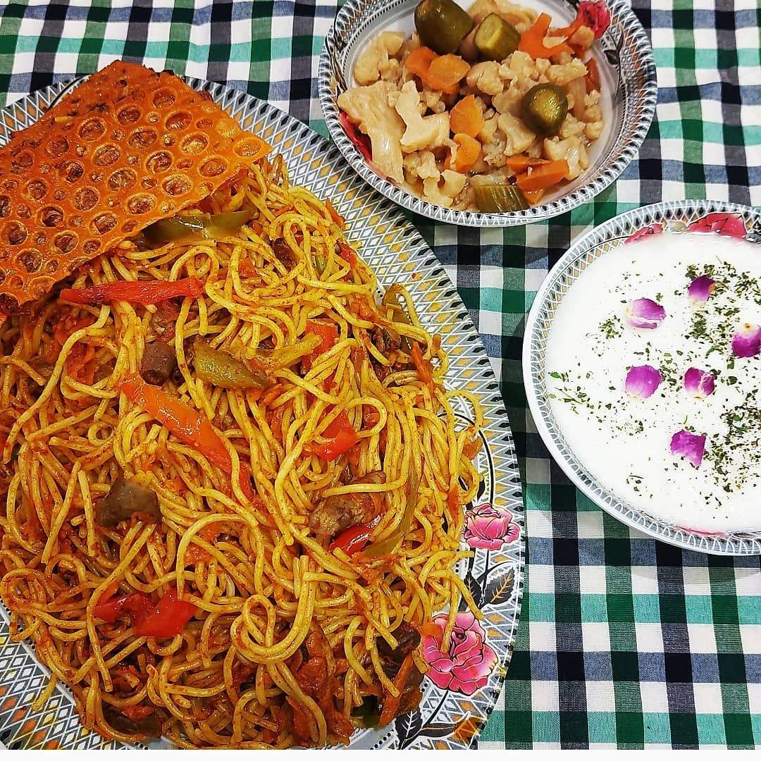 طرز تهیه ماکارونی سبزیجات خوشمزه و ساده به سبک رستورانی
