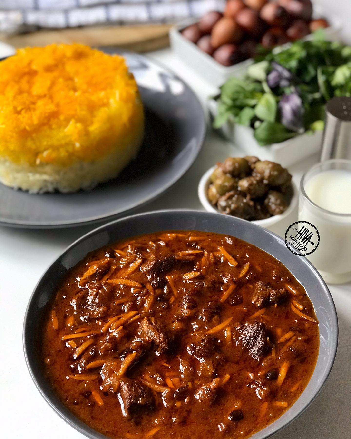 طرز تهیه خورش خلال بادام کرمانشاهی (خوشمزه و مجلسی به سبک اصیل)