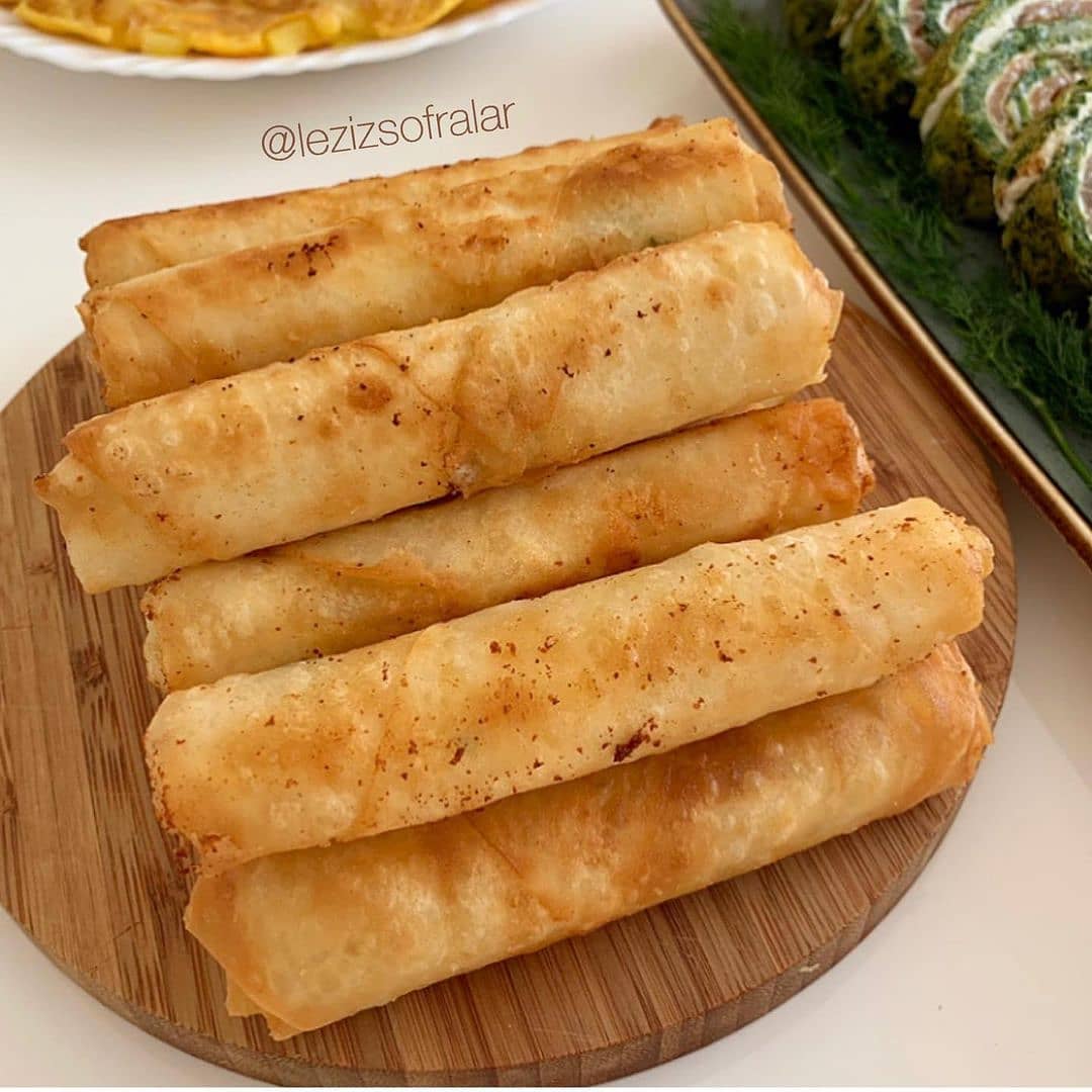 طرز تهیه بورک سیگاری  (قلمی) ترکیه ای خوشمزه و ساده (مرحله به مرحله)