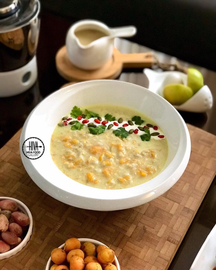 طرز تهیه سوپ جو کدو حلوایی