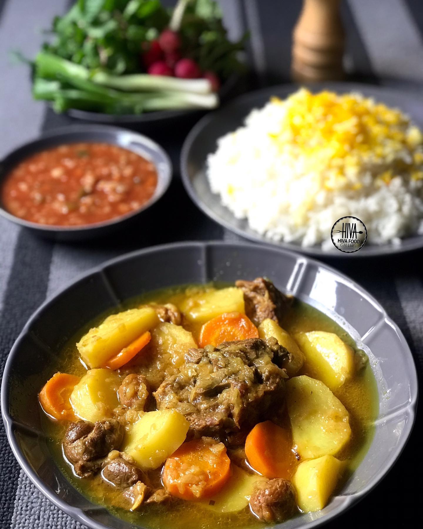 طرز تهیه خورش سیب زمینی با گوشت فوری و ساده (طعم عالی)