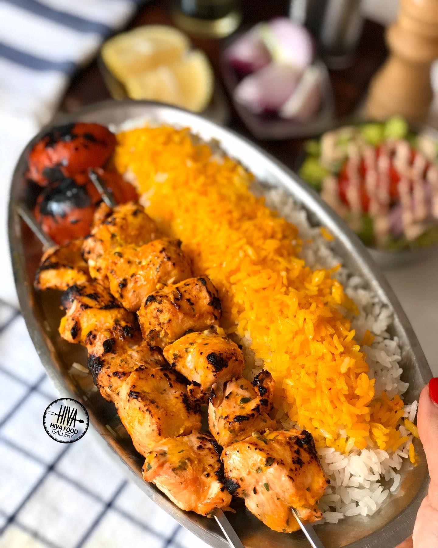طرز تهیه جوجه کباب عربی خوشمزه و مجلسی به سبک اصیل
