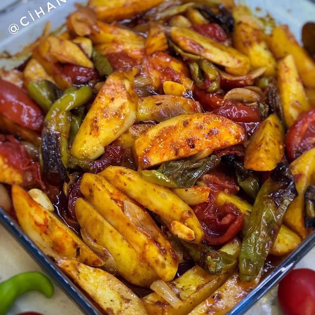 طرز تهیه سبزیجات تنوری ترکیه ای خوشمزه و ساده (مرحله به مرحله) طرز تهیه سبزیجات تنوری ترکیه ای خوشمزه و ساده (مرحله به مرحله)