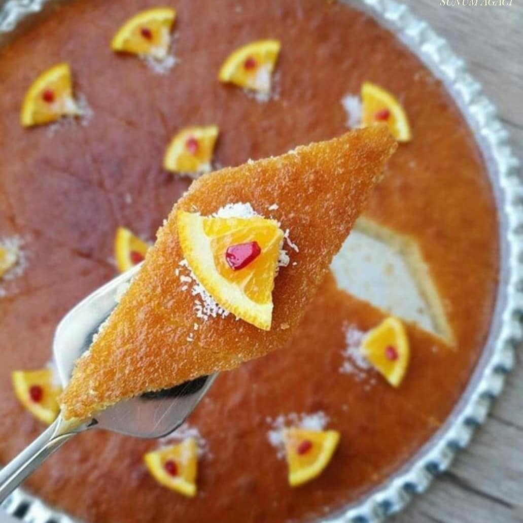 طرز تهیه شیرینی روانی ترکیه ای خوشمزه و ساده (مرحله به مرحله) طرز تهیه شیرینی روانی ترکیه ای خوشمزه و ساده (مرحله به مرحله)
