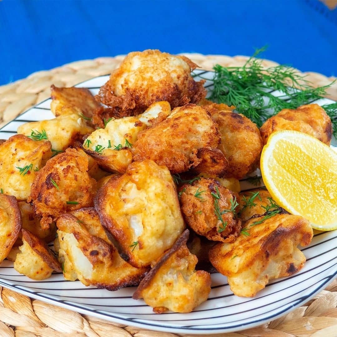 طرز تهیه گل کلم سوخاری خوشمزه و ساده (مرحله به مرحله)
