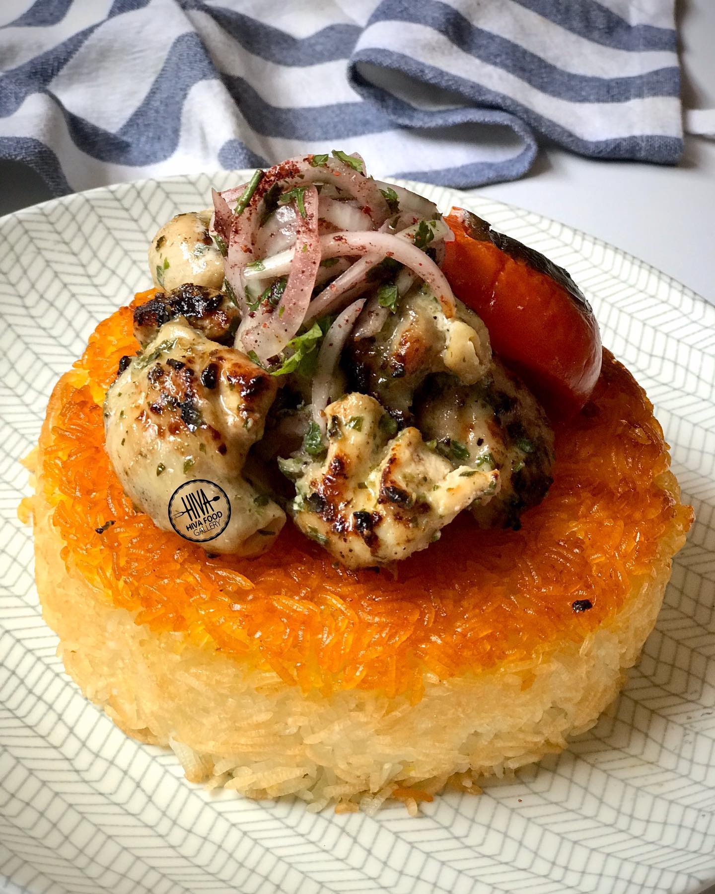 طرز تهیه جوجه کباب یونانی خوشمزه و مجلسی به سبک رستورانی