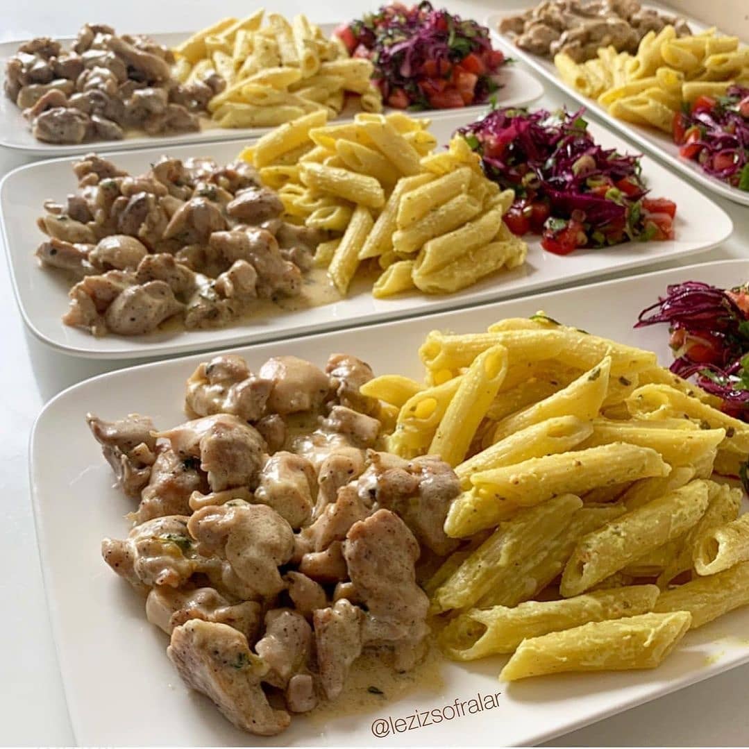 طرز تهیه ماکارونی با مرغ خانگی (بسیار خوشمزه و ساده به سبک رستورانی)