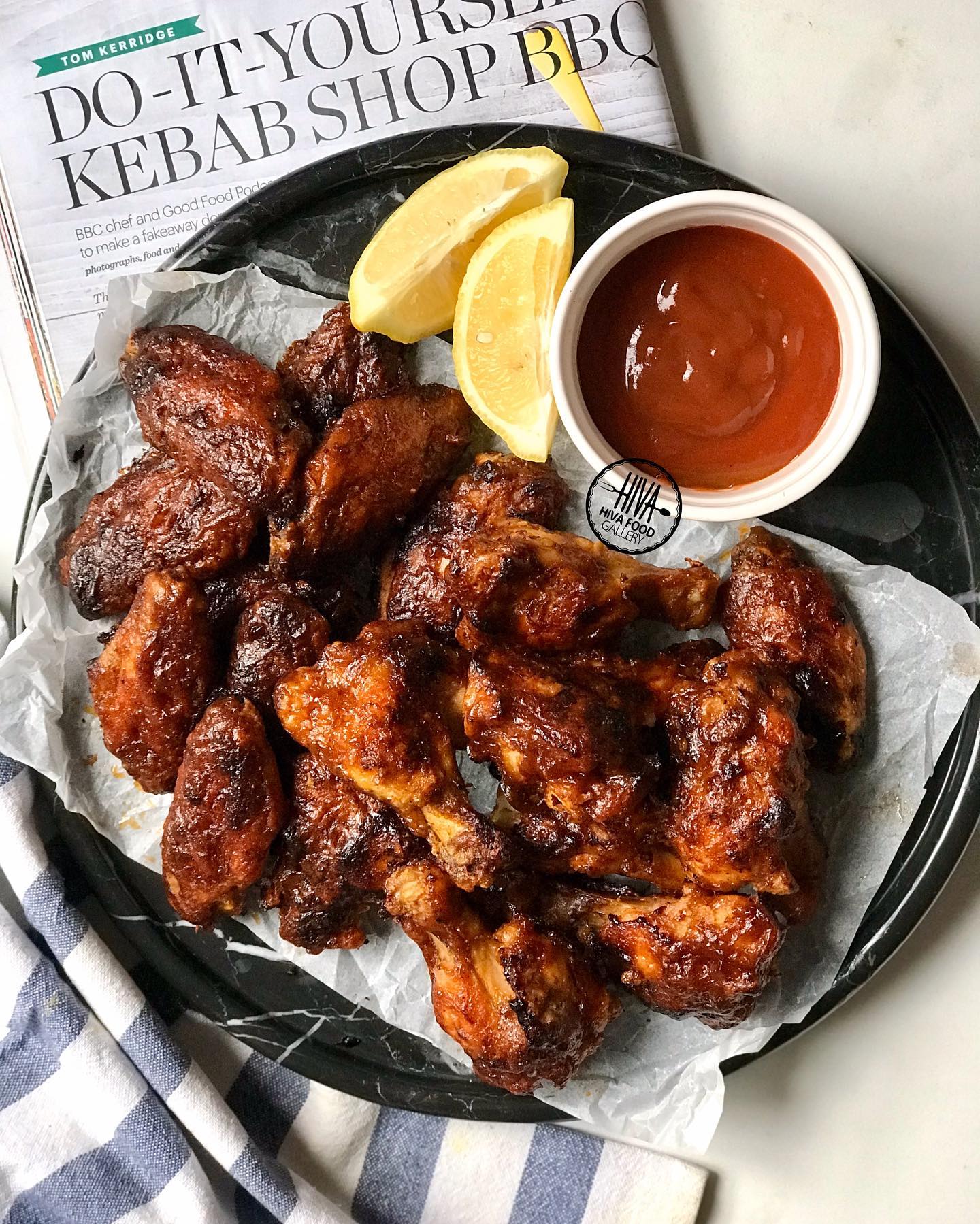 طرز تهیه بال و کتف باربیکیو خوشمزه و ساده به سبک رستورانی