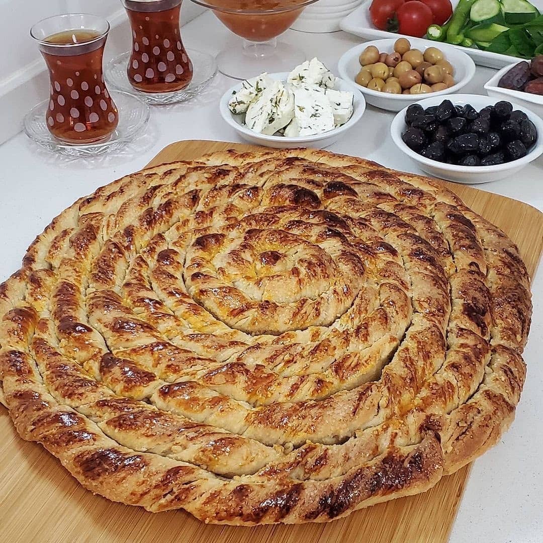 طرز تهیه نان ارده ترکیه ای خوشمزه و ساده (مرحله به مرحله)