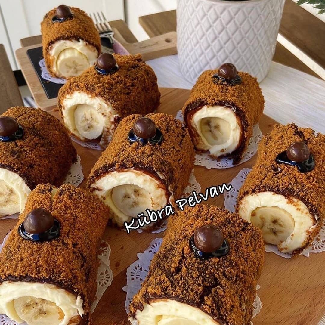طرز تهیه رول موز خوشمزه و ساده (مرحله به مرحله)