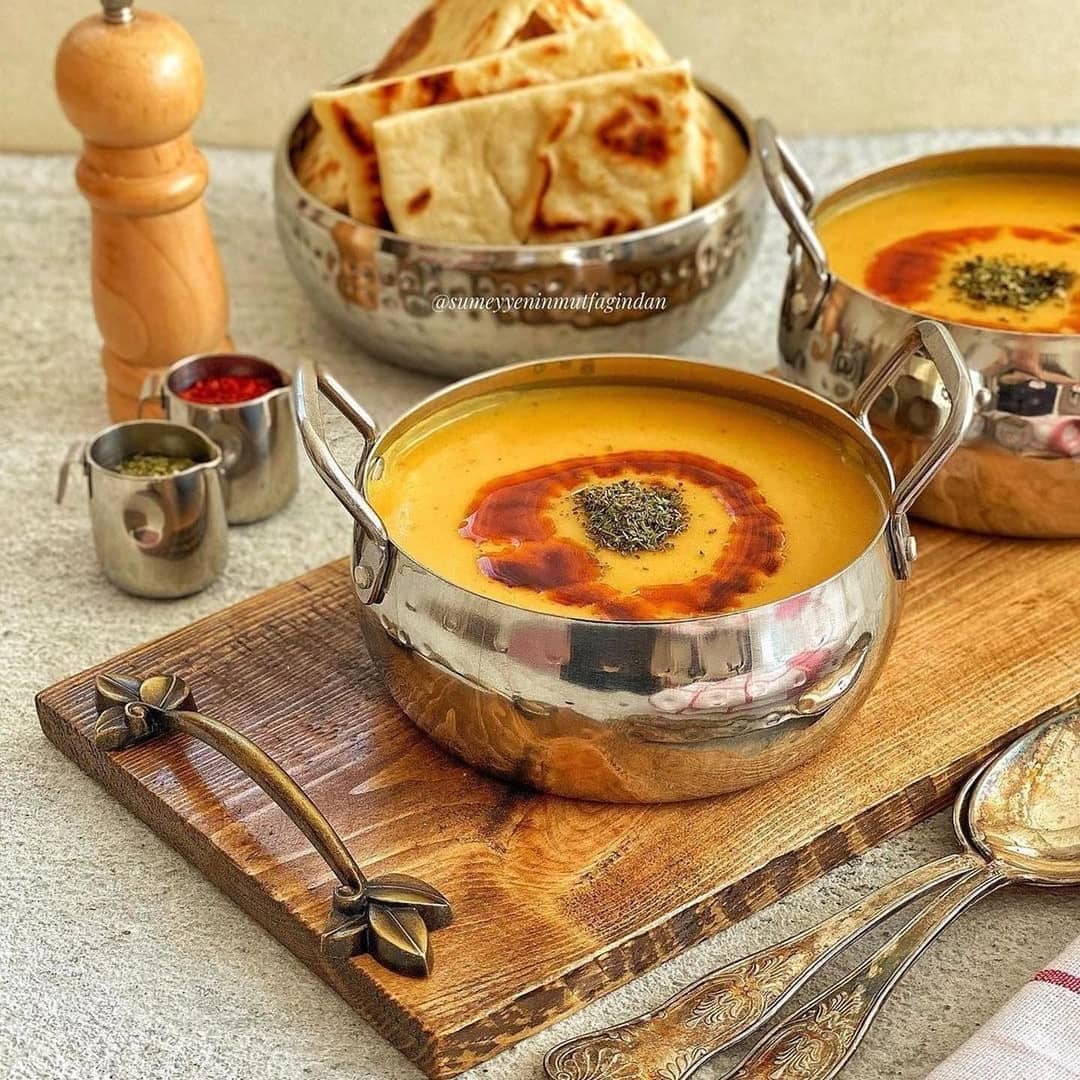 طرز تهیه سوپ کدو حلوایی و عدس خوشمزه و ساده (طعم عالی) طرز تهیه سوپ کدو حلوایی و عدس خوشمزه و ساده (طعم عالی)