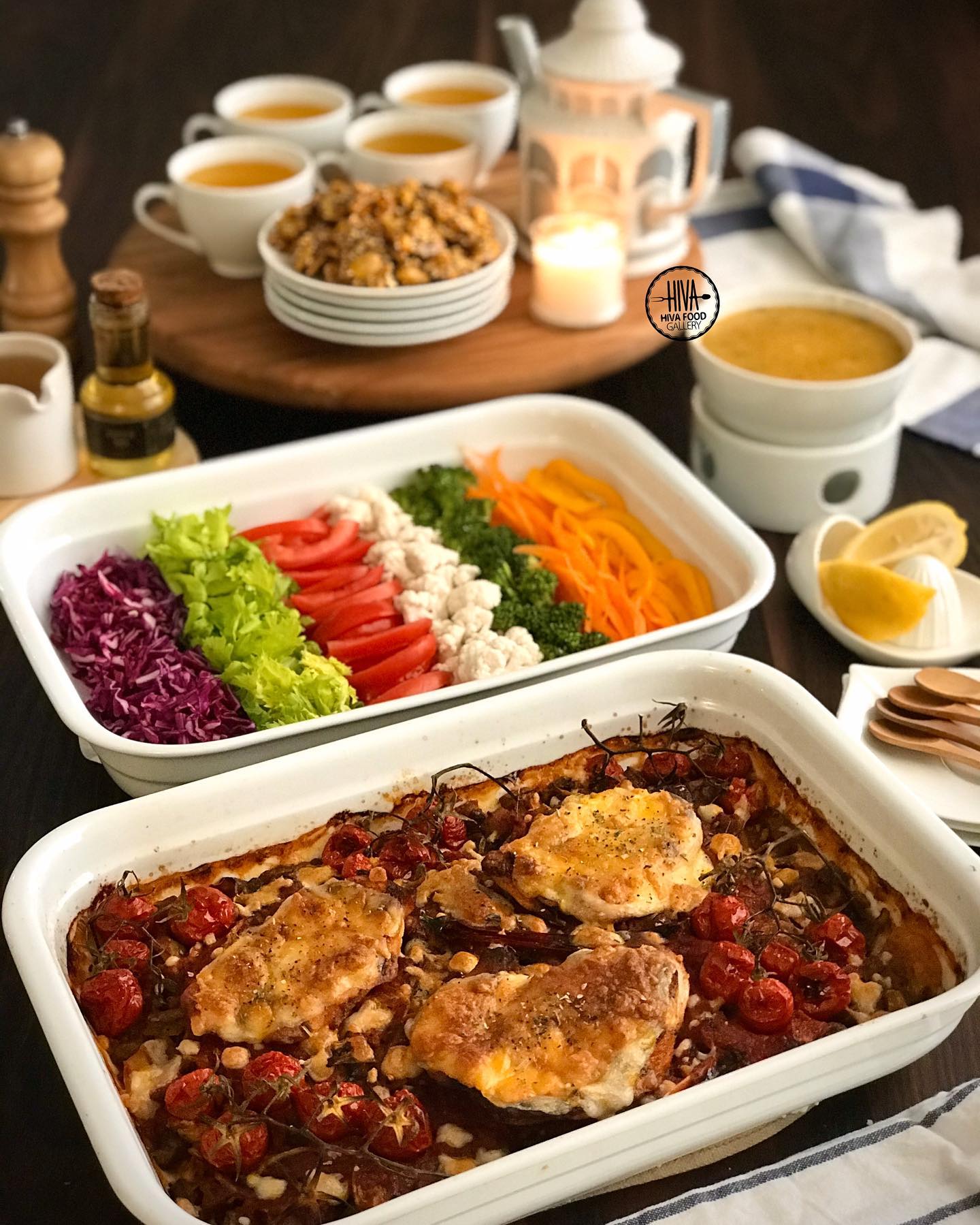 طرز تهیه استیک مرغ و خوراک سبزیجات خوشمزه و مجلسی به سبک رستورانی