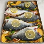 ماهی همراه با سبزیجات ترکیه ای
