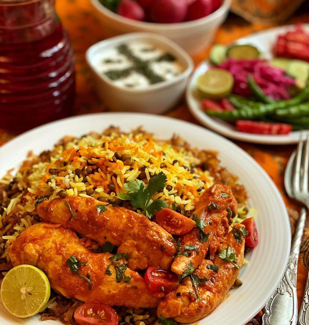 طرز تهیه ماش پلو افغانی خوشمزه و مجلسی (طعم عالی)