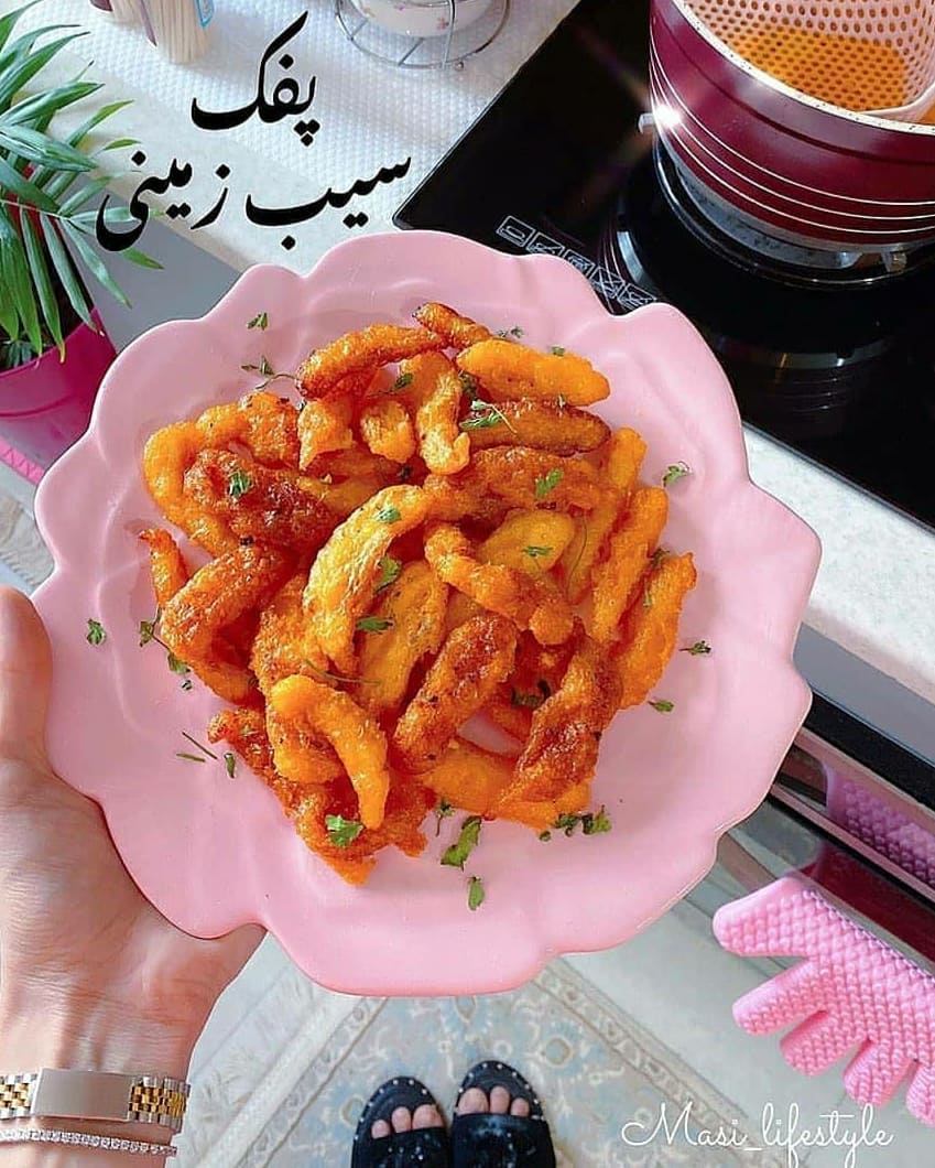 طرز تهیه پفک سیب زمینی خوشمزه و ترد (سالم و ساده)