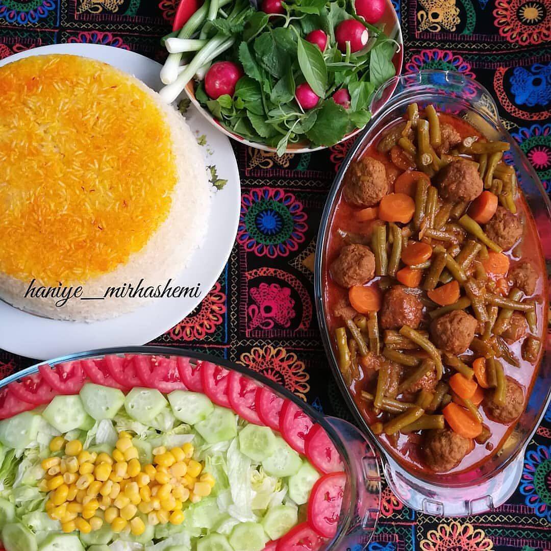 طرز تهیه خورش لوبیا سبز با گوشت قلقلی خوشمزه و ساده