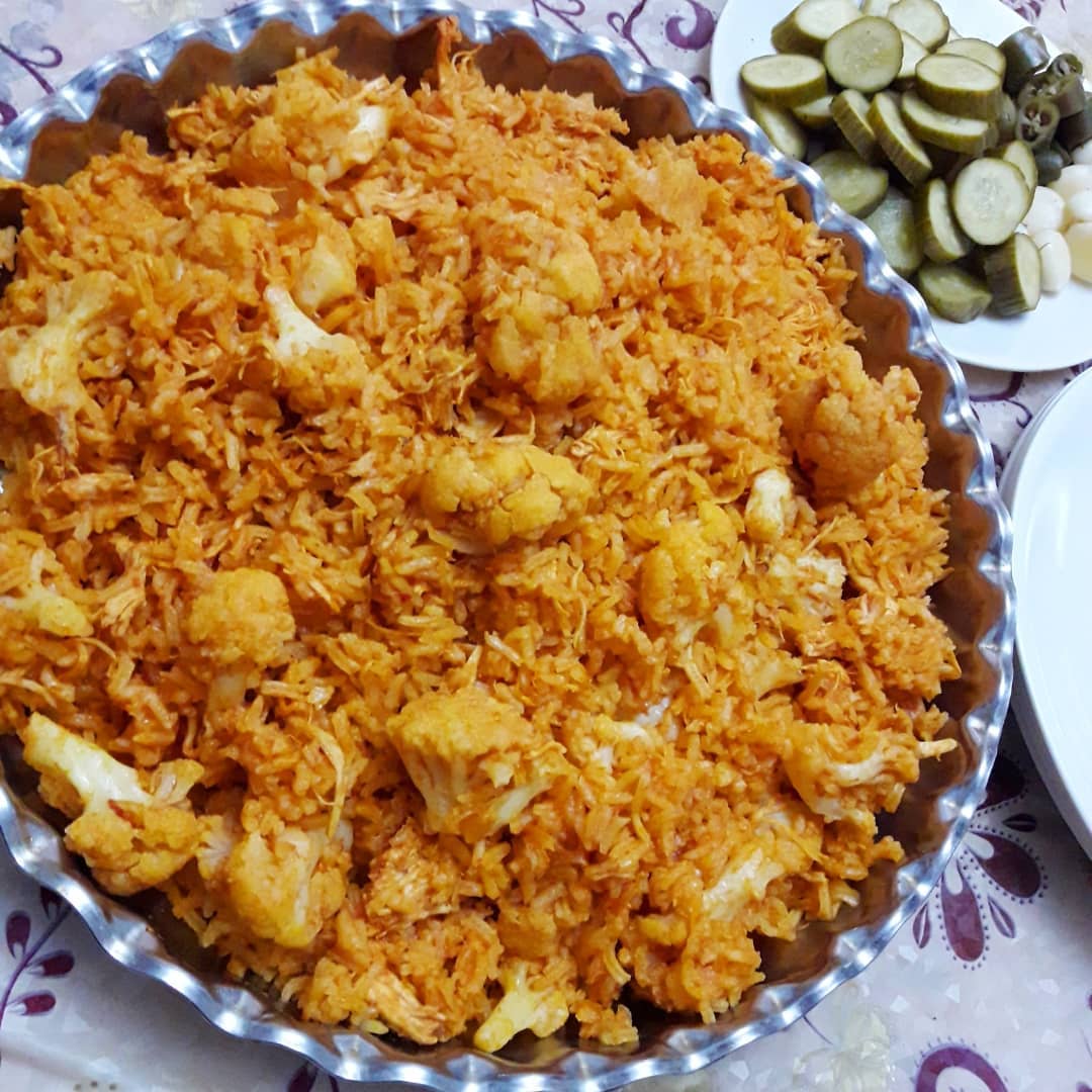 طرز تهیه گل کلم پلو خوشمزه و مجلسی به سبک شیرازی