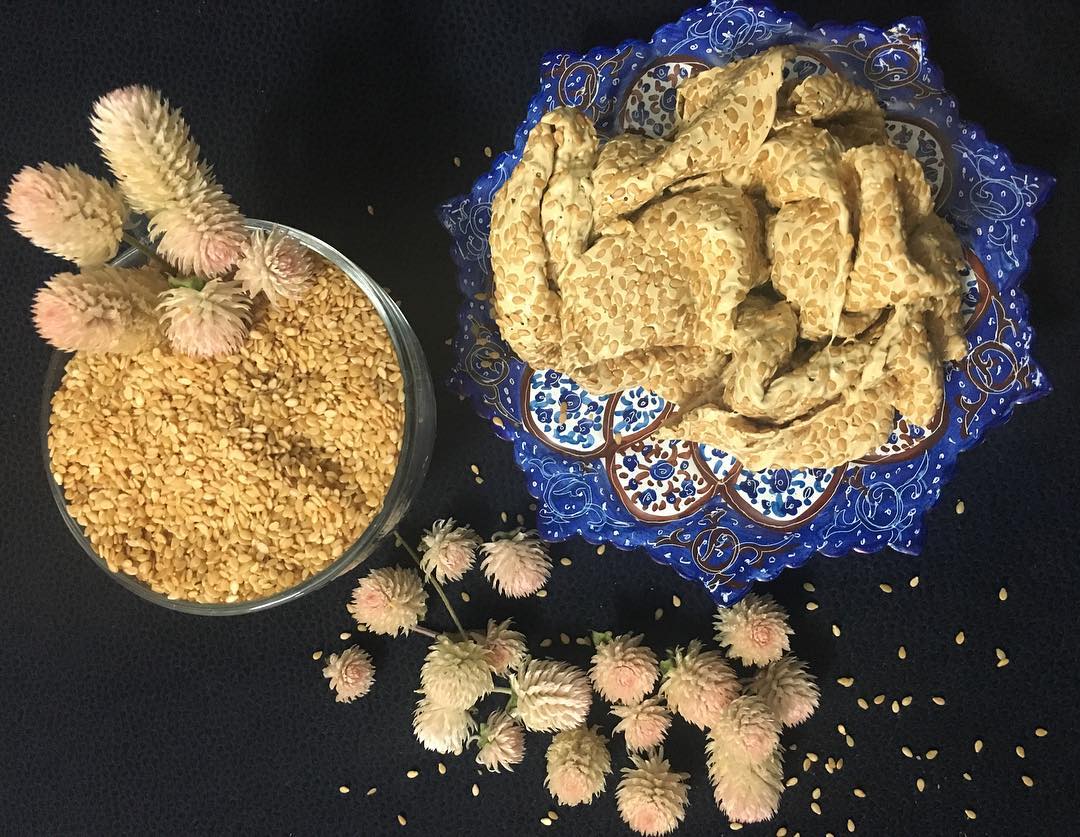 طرز تهیه حلوای کنجدی خوشمزه و مجلسی (اصیل ایرانی)