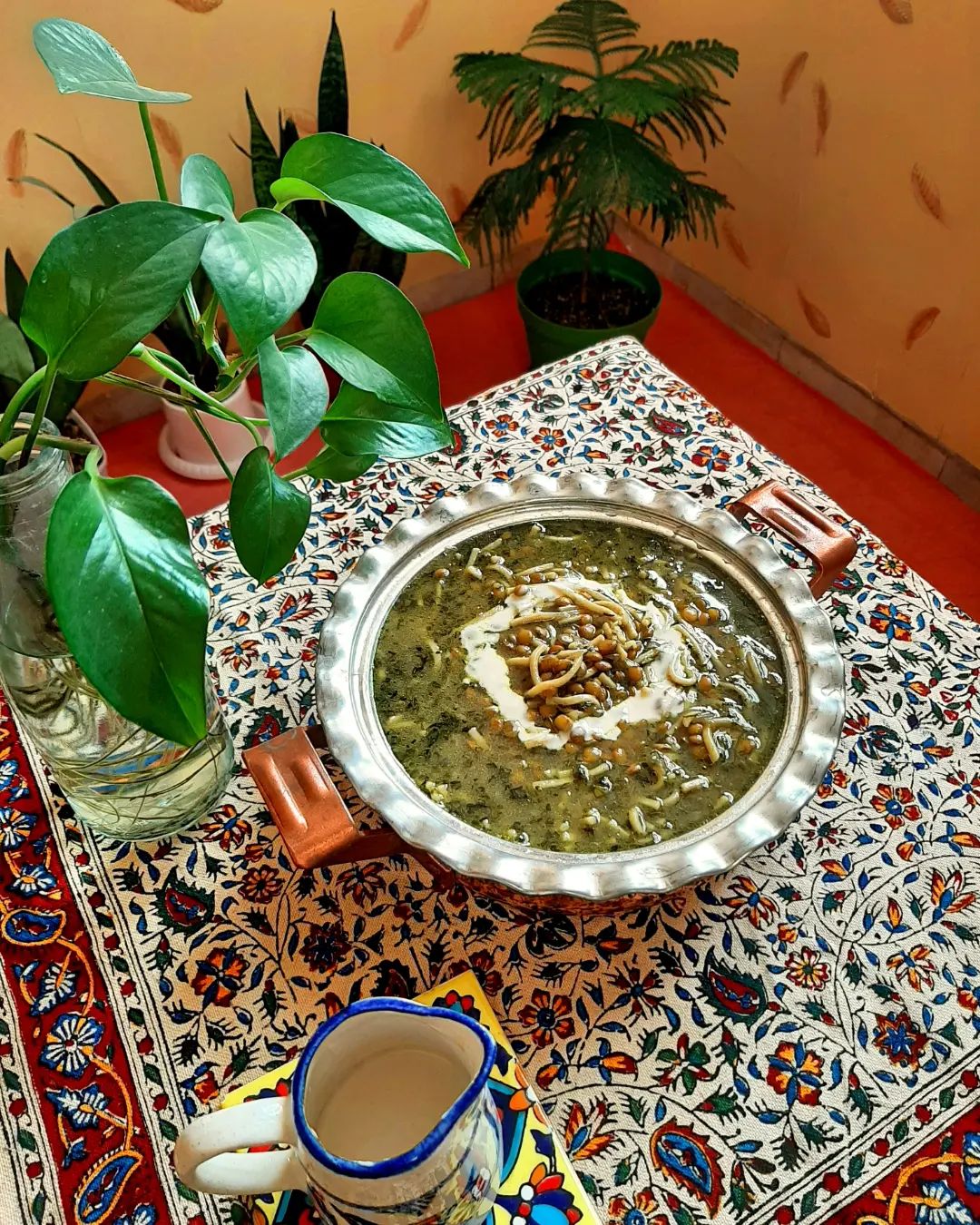 طرز تهیه رشته عدس یا آش پرپوله خوشمزه و ساده به سبک سنندج