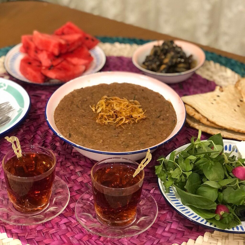 طرز تهیه آش گوشت بوشهری