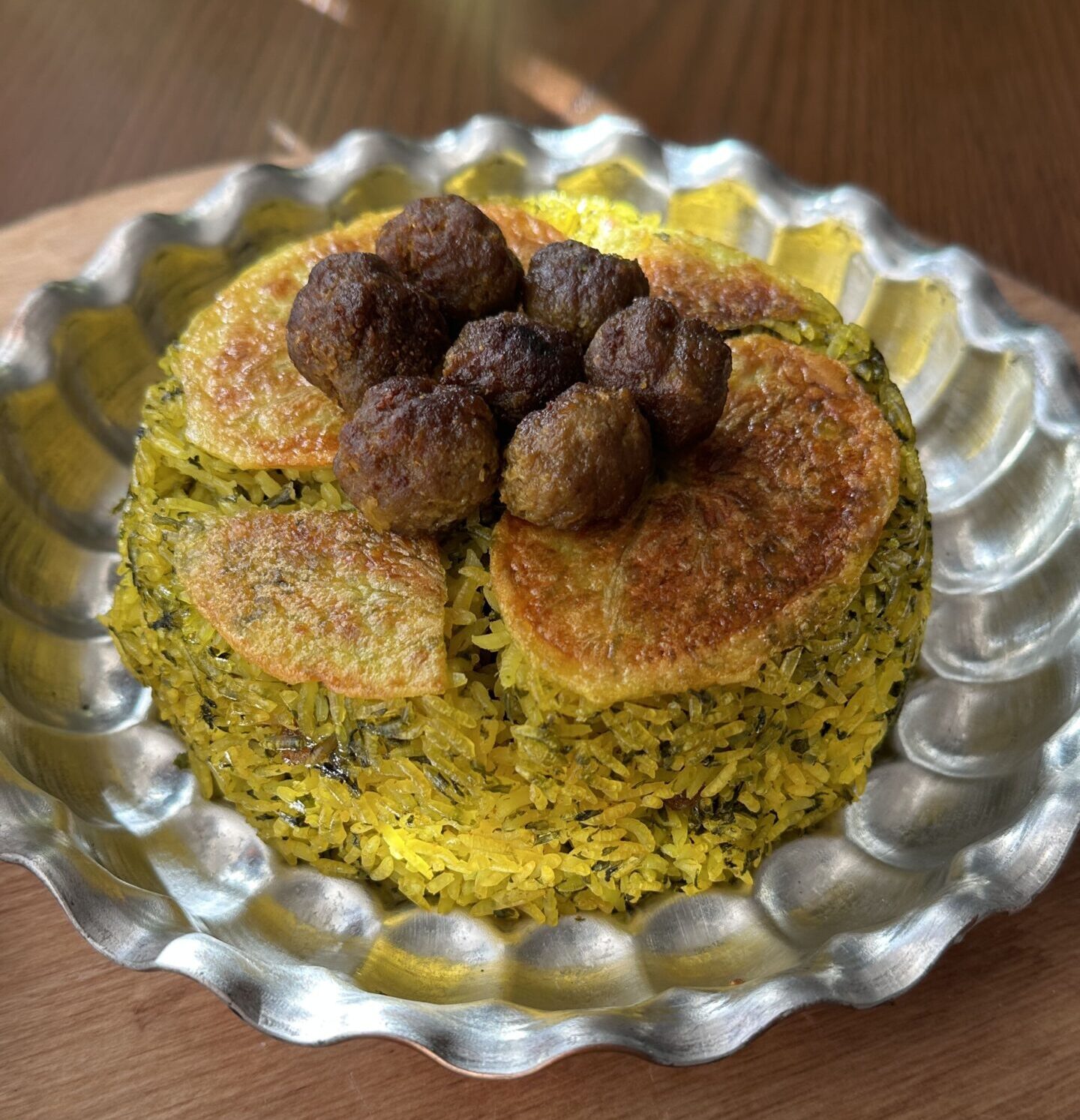 طرز تهیه کلم پلو شیرازی با کلم قمری