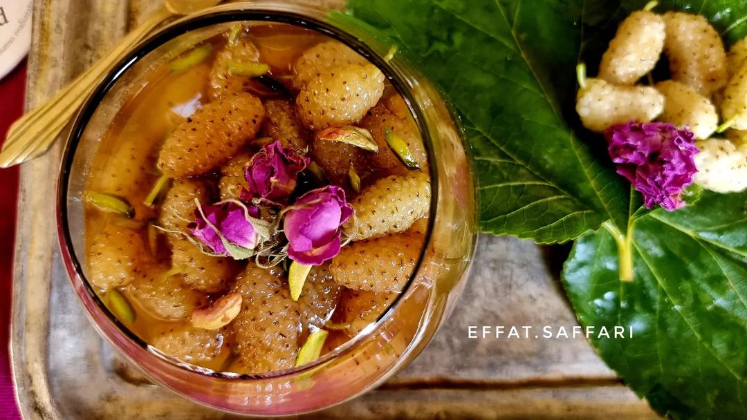 طرز تهیه مربا توت سفید خانگی خوشمزه و ساده (مرحله به مرحله)