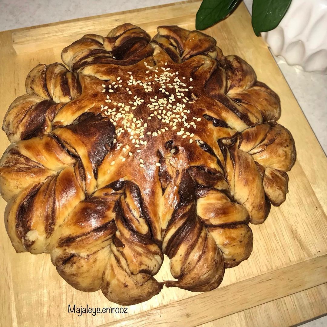 طرز تهیه نون شکلاتی خانگی خوشمزه و ساده (مرحله به مرحله)