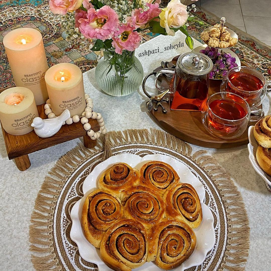 طرز تهیه نان رول دارچین خوشمزه و مجلسی به سبک قنادی