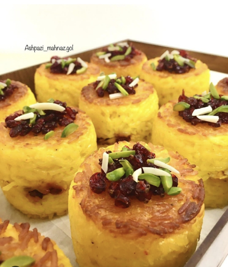 طرز تهیه ته چین مرغ قالبی مدل فینگرفود