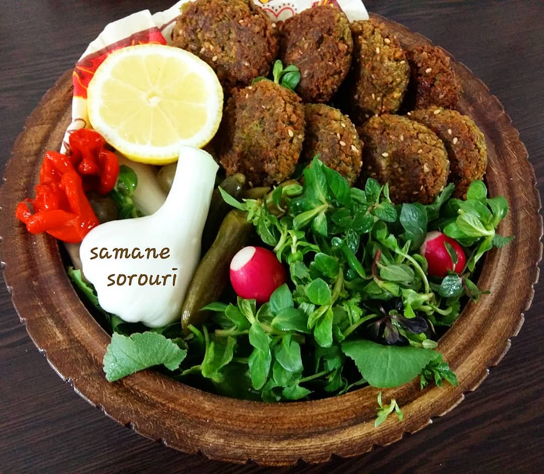 طرز تهیه فلافل سبز