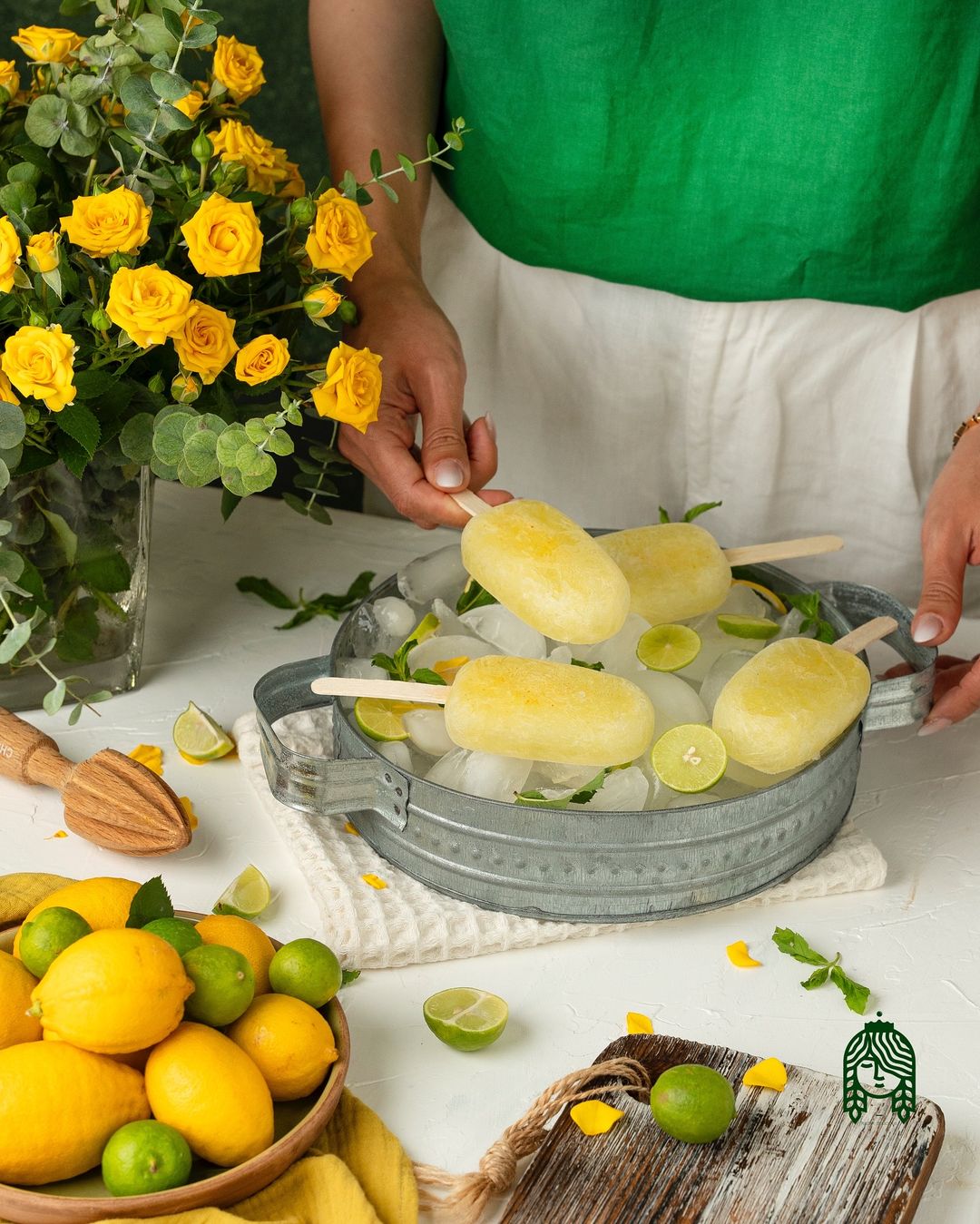 طرز تهیه بستنی لیمونا‌‌د خانگی خوشمزه و ساده (مرحله به مرحله)
