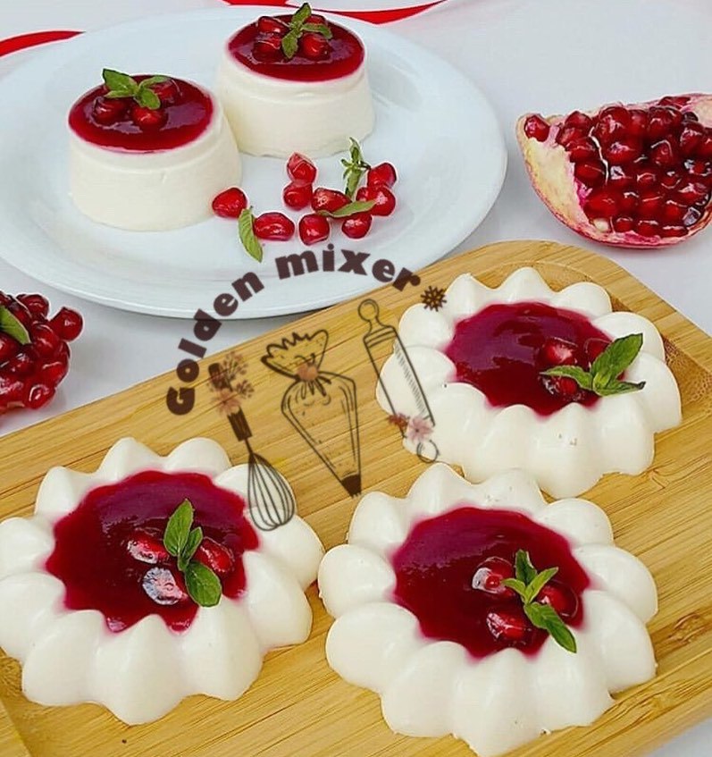 طرز تهیه دسر پاناکوتا یلدایی خانگی خوشمزه و ساده (مرحله به مرحله)