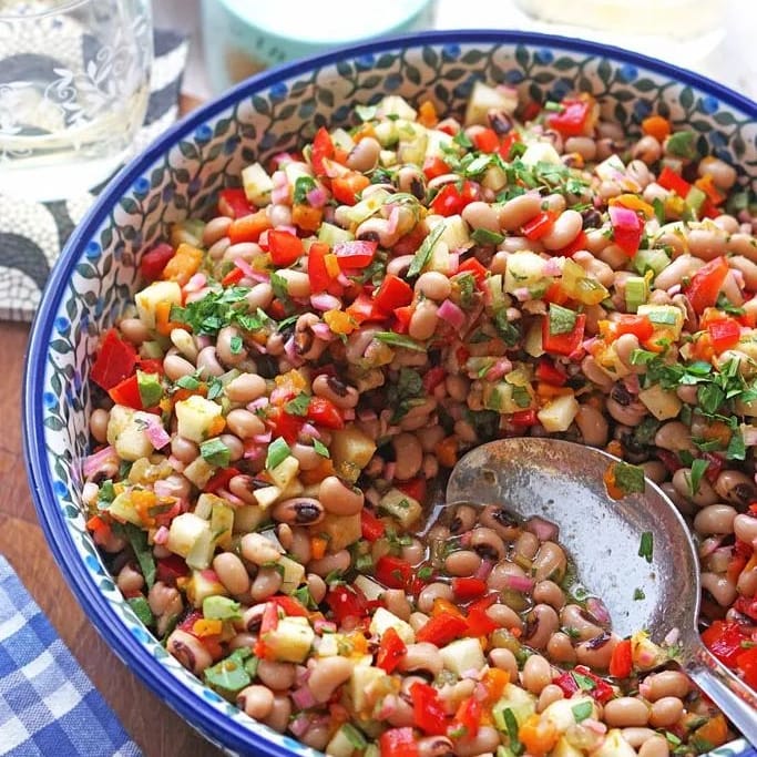 طرز تهیه سالاد لوبیا پرتقالی خوشمزه و ساده (مرحله به مرحله)