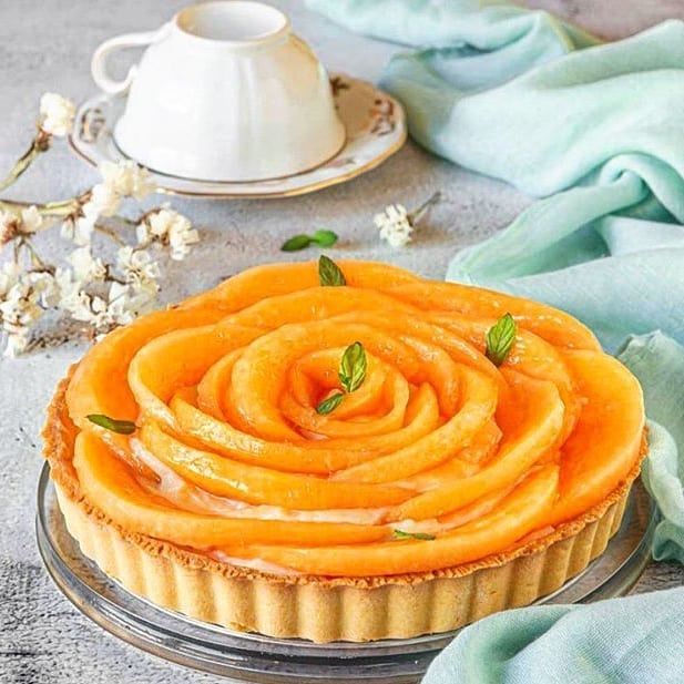 طرز تهیه تارت طالبی خانگی خوشمزه و ساده (مرحله به مرحله)