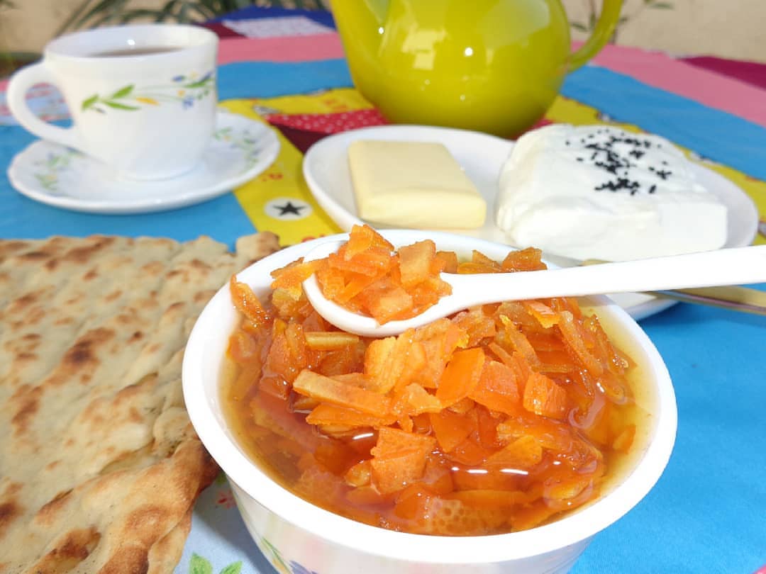 طرز تهیه کمپوت پوست پرتقال خانگی خوشمزه و ساده (مرحله به مرحله)