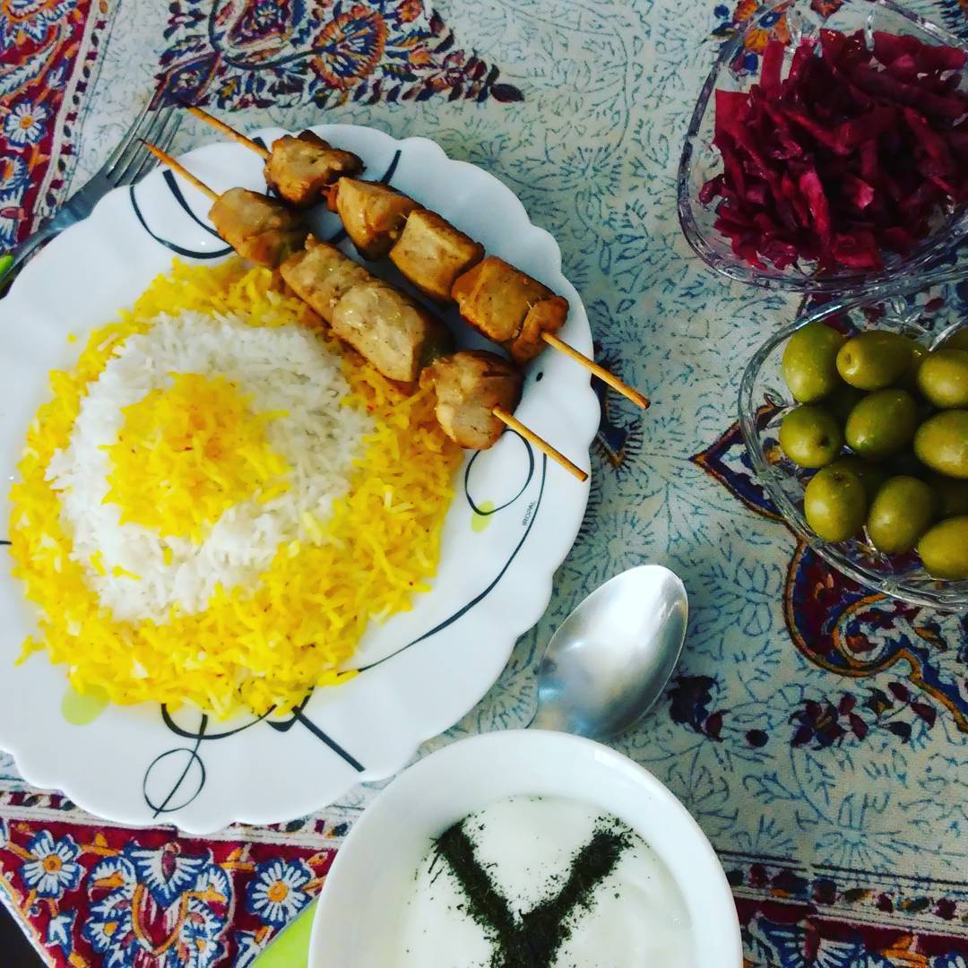 طرز تهیه جوجه کباب چوبی