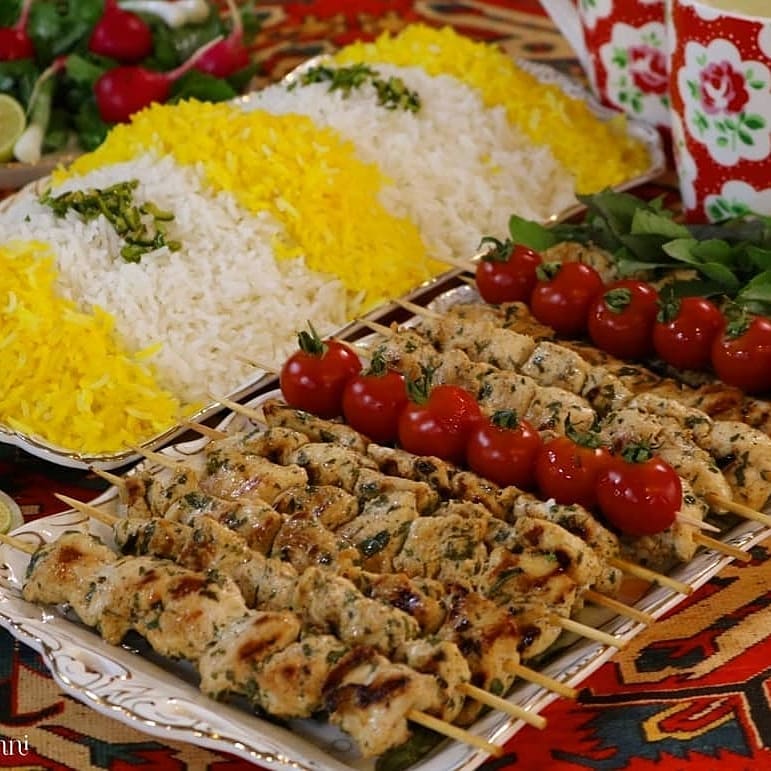 طرز تهیه جوجه کباب یونانی