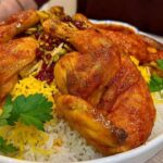 طرز تهیه زرشک پلو با ران مرغ