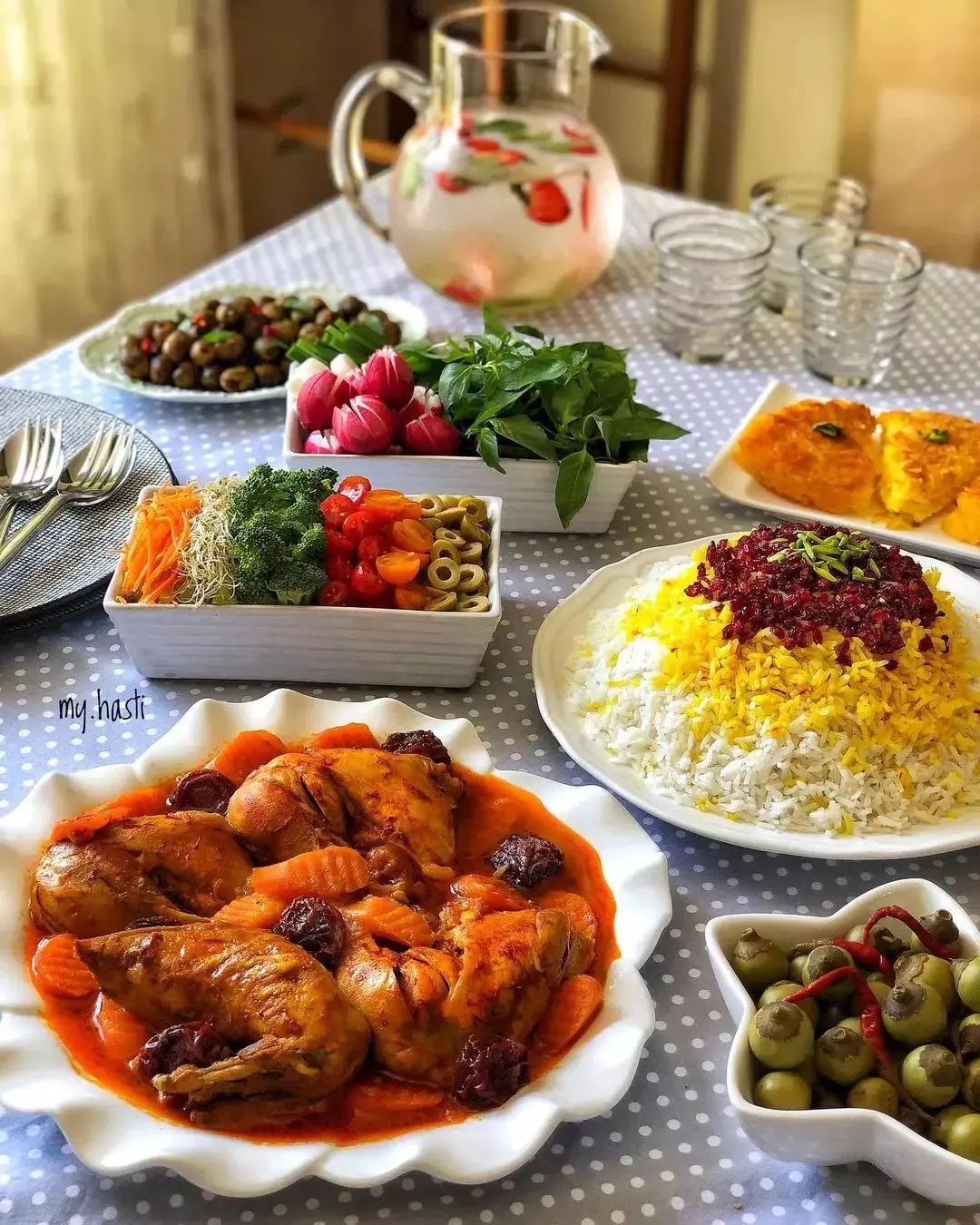طرز تهیه زرشک پلو با مرغ دو نفره