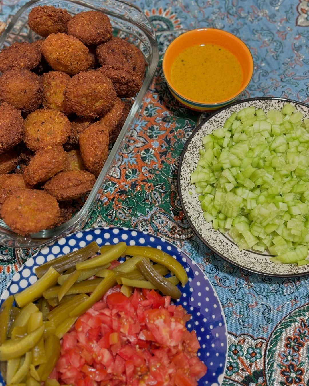 طرز تهیه فلافل حجم زیاد