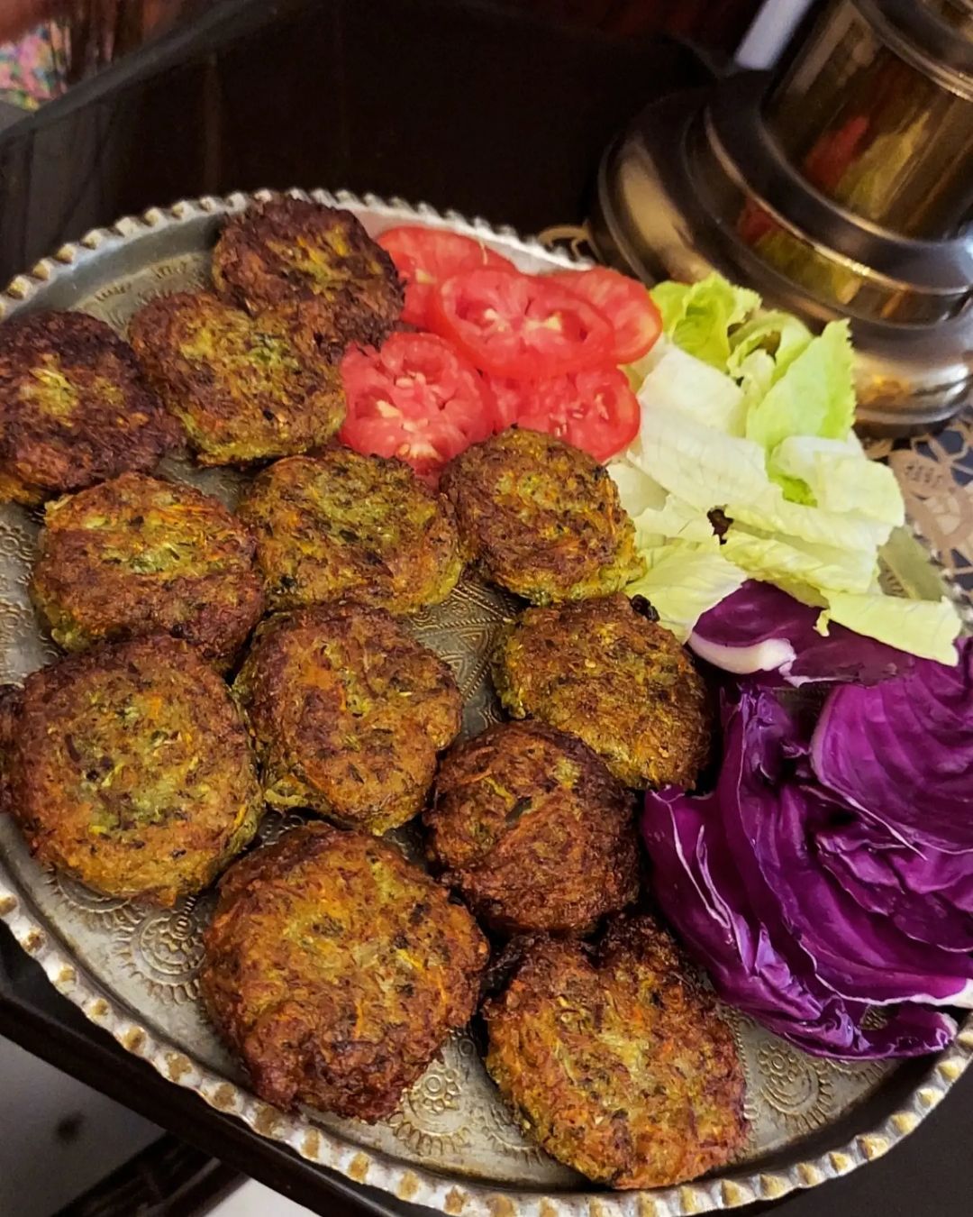طرز تهیه فلافل کدوی سبز