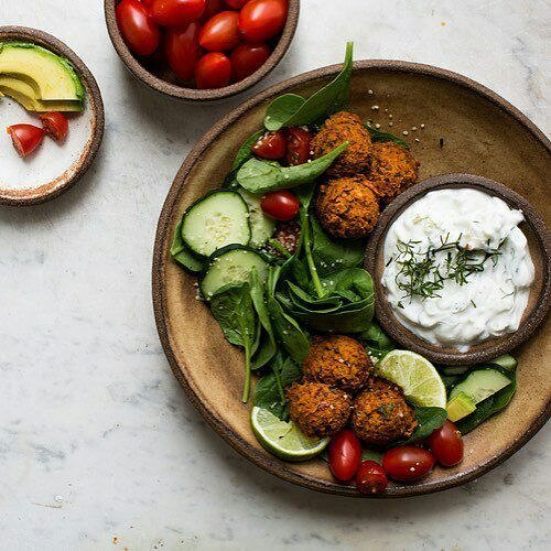 طرز تهیه فلافل گوجه