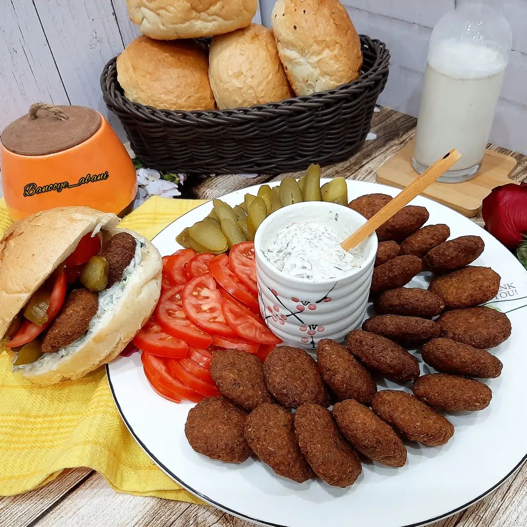 طرز تهیه فلافل گوشت چرخ کرده