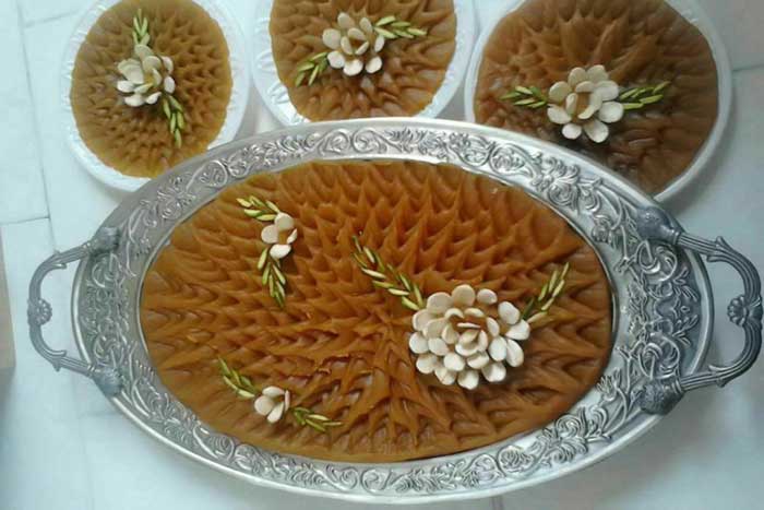 دستور تهیه تهیه حلوای سه آرد مجلسی مرحله به مرحله