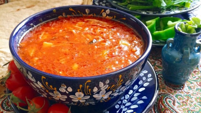 اشکنه : دستور تهیه ی اشکنه با تخم مرغ غذای سنتی اصفهانی ها (مرحله به مرحله)