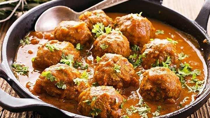 مراحل تهیه کوفته دست به گردن تهرانی