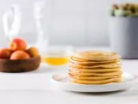 کالری هر برش 100 گرمی پنکیک ساده چقدر است؟