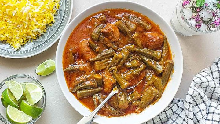 خورشت غوره و بامیه (طعمی جدید برای ترش پسندان)